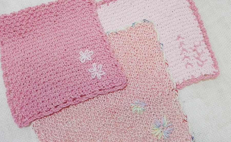 手編みで簡単に編める小物は プレゼントにピッタリのハンカチタオルをオススメ